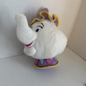 Disney Beauty & the Beast Mrs. Potts 10" Teapot Plush No Tush Tag